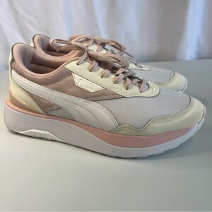 Women’s Puma Cruise Rider Size 9 381884-02 Pink And White